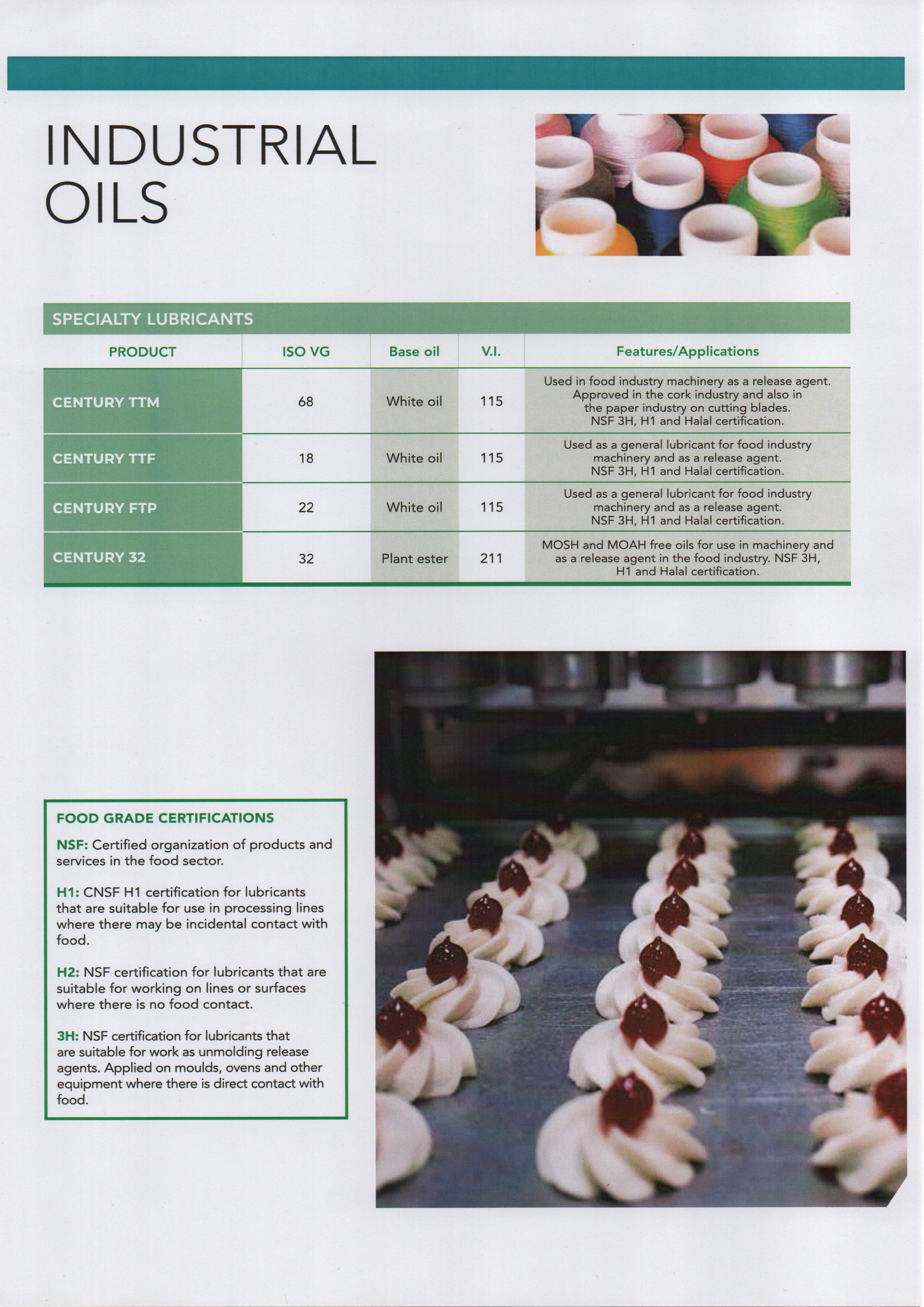 Century Catalog Sheet 6: Refrigeration Compressor Oils